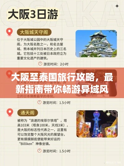 大阪至泰国旅行攻略，最新指南带你畅游异域风情