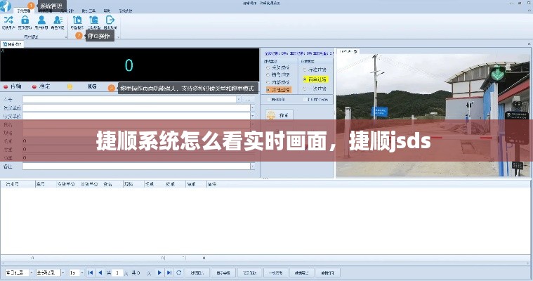 捷顺系统怎么看实时画面，捷顺jsds 