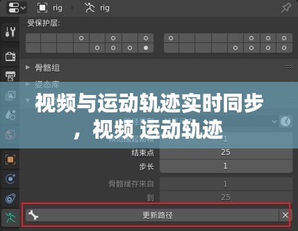 视频与运动轨迹实时同步，视频 运动轨迹 