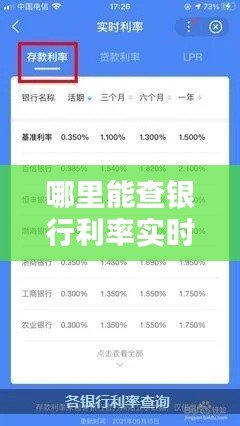 哪里能查银行利率实时数据，哪里能查银行利率实时数据呢 