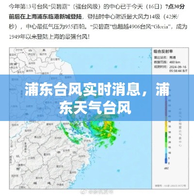 浦东台风实时消息，浦东天气台风 