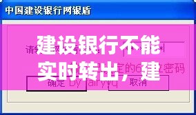 建设银行不能实时转出，建行实时转账没到账原因 