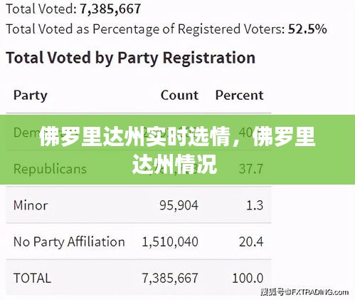 佛罗里达州实时选情，佛罗里达州情况 