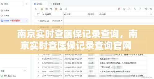 南京实时查医保记录查询，南京实时查医保记录查询官网 