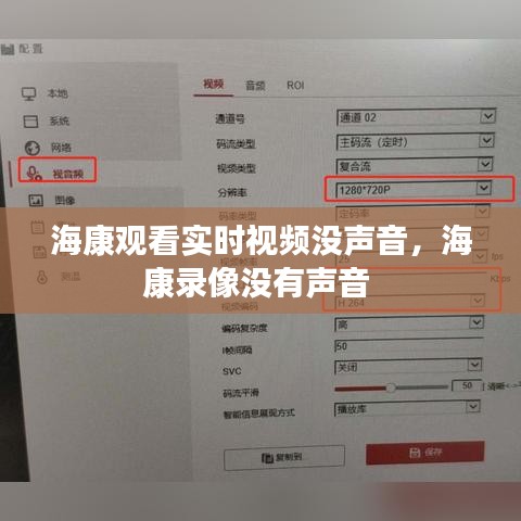海康观看实时视频没声音，海康录像没有声音 