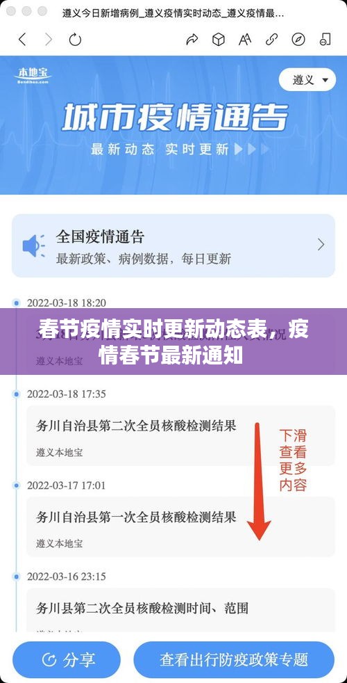 春节疫情实时更新动态表，疫情春节最新通知 