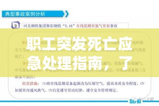 职工突发死亡应急处理指南，了解步骤，应对危机！